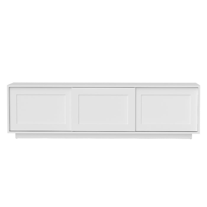 Tv Unit Entertainment Unit Storage Cabinet 160cm White