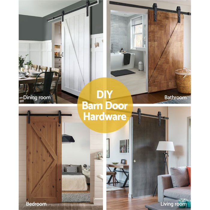 Sliding Barn Door Hardware Track Set 1.83M