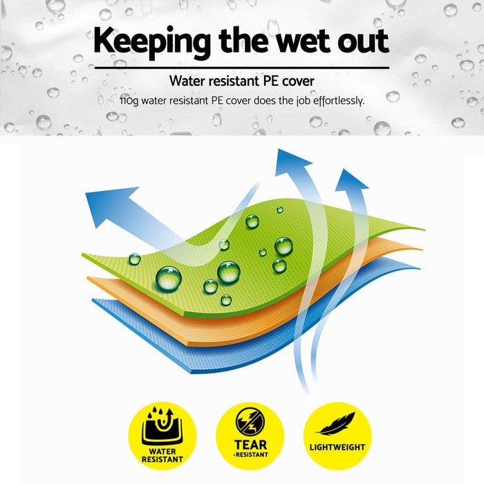 Gazebo 3X3M Marquee Outdoor Wedding Party Event Tent Home Iron Art Shade White