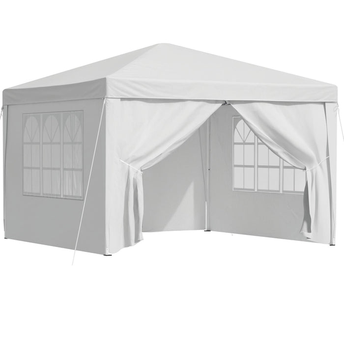 Gazebo 3X3 Pop Up Marquee Folding Tent Wedding Gazebos Camping Outdoor Canopy White