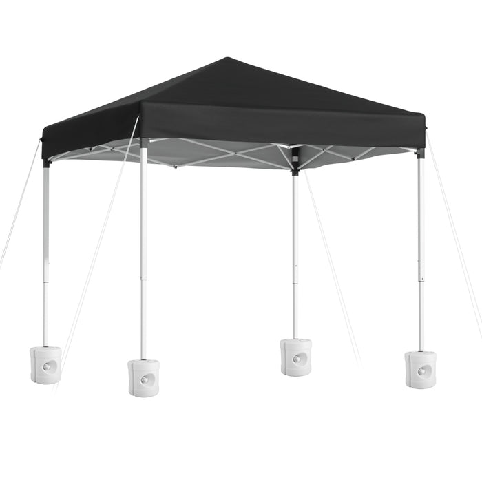 Gazebo 2X2M Outdoor Patio Garden Marquee Shade W/ Base Pods Black