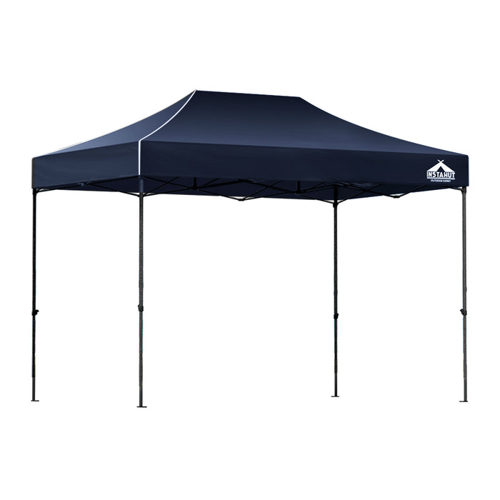 Gazebo Pop Up Marquee 3X4.5M Folding Tent Wedding Outdoor Camping Canopy Gazebos Shade Navy