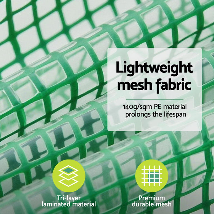 Mini Greenhouse 240X90X90cm Steel Frame Pe Cover Outdoor Shelter