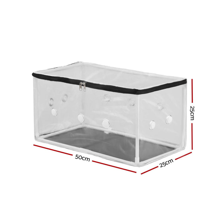 Mini Greenhouse 50X25X25cm Pvc Cover For Mushrooms Succulents