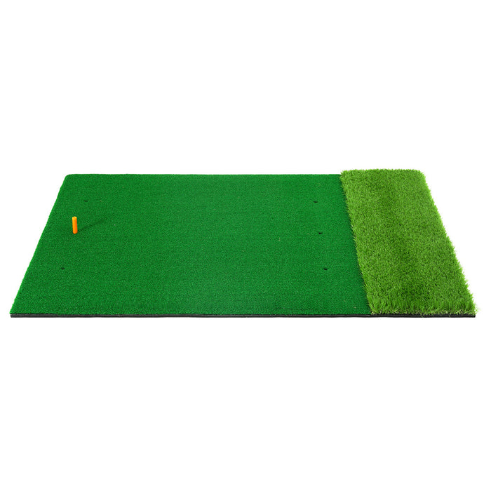 Golf Hitting Mat Portable Driving Range Practice Training Aid 2 In 1
