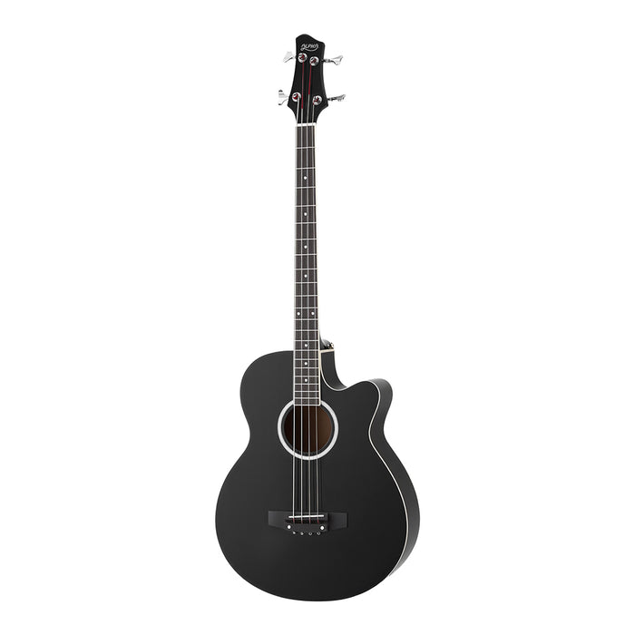 43" Acoustic Bass Guitar Black 4-Band Eq