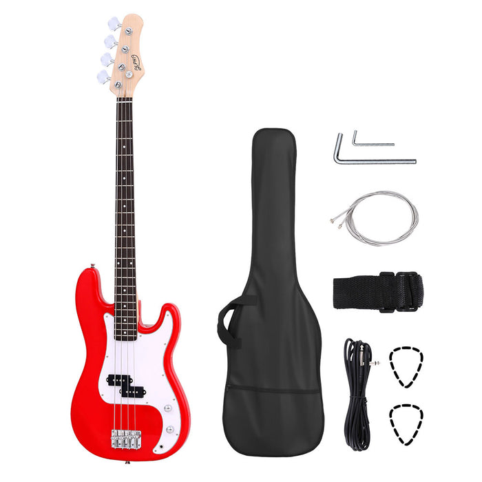Electric Guitar Bass  47 Inch Red