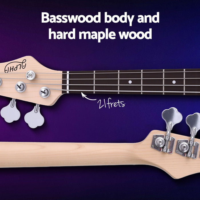 Electric Guitar Bass  47 Inch Red