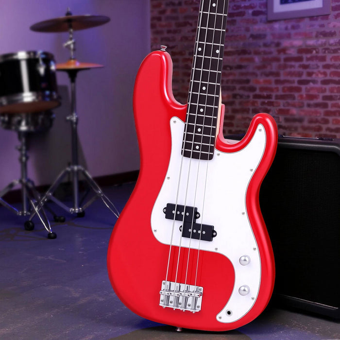 Electric Guitar Bass  47 Inch Red