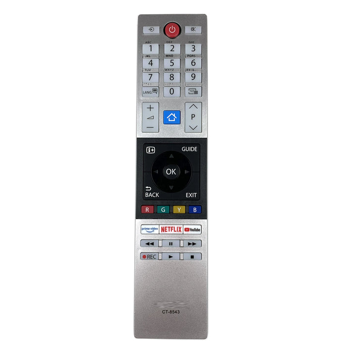 For Toshiba Tv Remote Control Ct-8543 Ct-8528 Ct-8533 Rc42151P Ct-8517 Ct-8536 Replacement