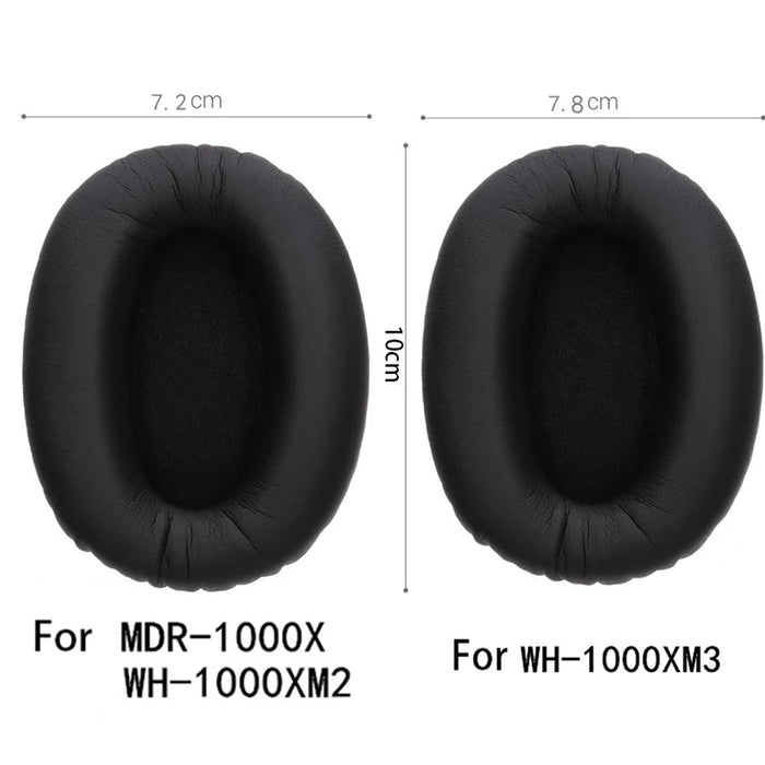 Pair of Replacement Ear Pads For Sony Wh 1000Xm2 / 3 / 4 Headphones Foam Cushions With Buckle