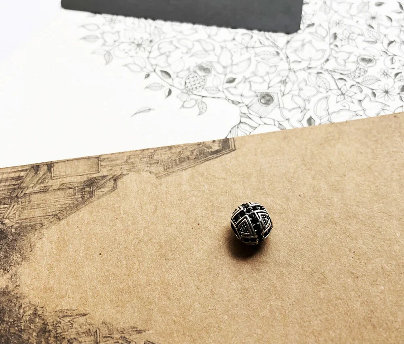 925 Sterling Silver Faith Bead Cross Charm For European Karma Bracelets