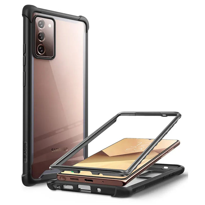 For Samsung Galaxy Note 20 6.7 Inch 2020 Ares Full-Body Rugged Clear Bumper Case Without Built-In Screen Protector
