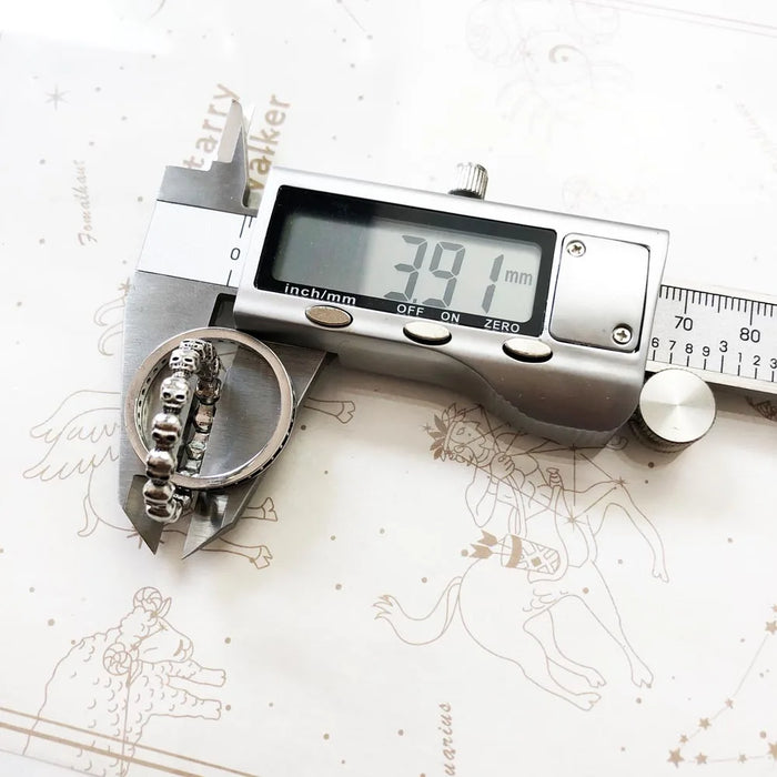 925 Sterling Silver Rebel Skull Ring United Forever Europe Style Men & Women Autumn