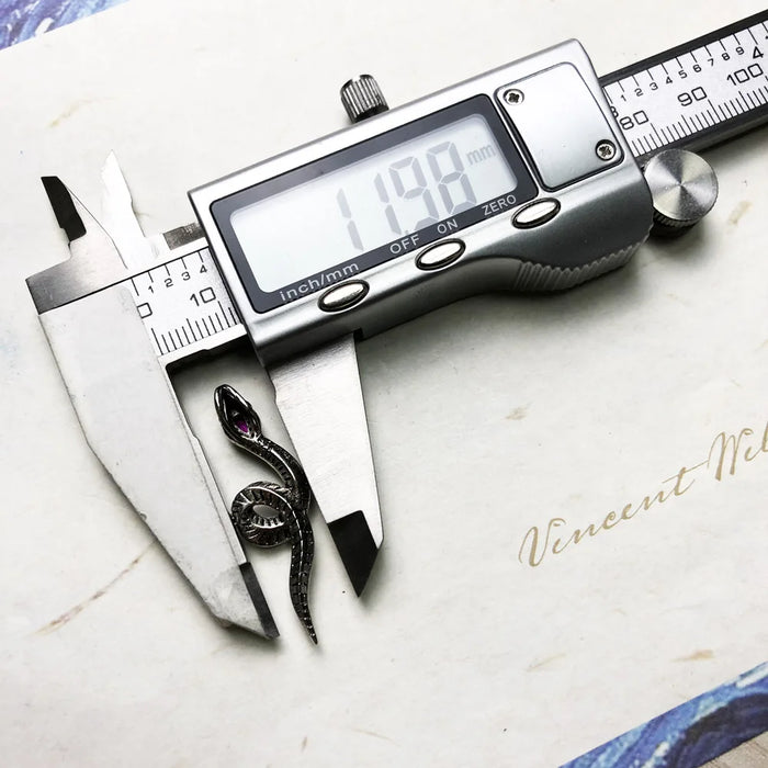 925 Sterling Silver Boho Snake Pendant Summer Protection Gift For Women