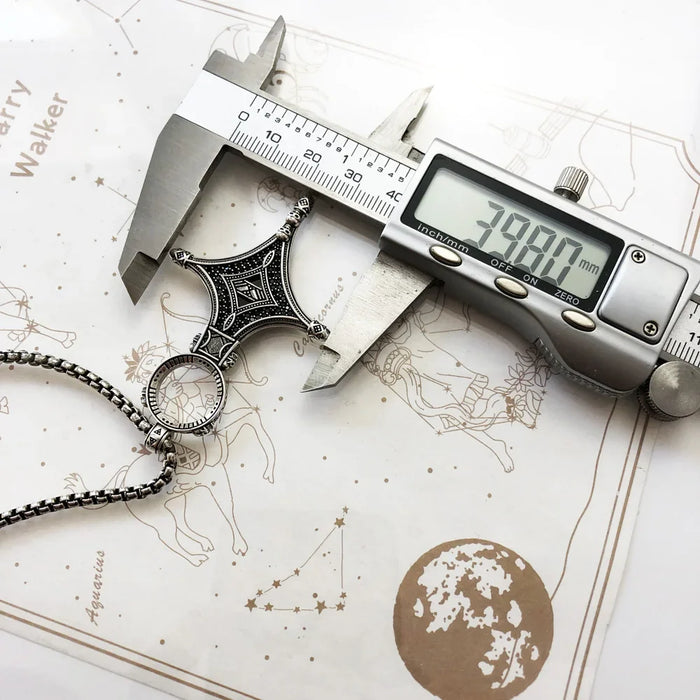 925 Sterling Silver Traditional Rebel Ethno Cross Necklace Strand Jewelry For Men And Women