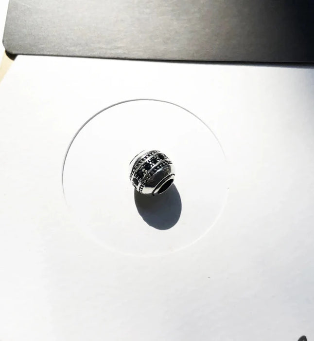 925 Sterling Silver Bead Charm For European Bracelets Fast Lane Design