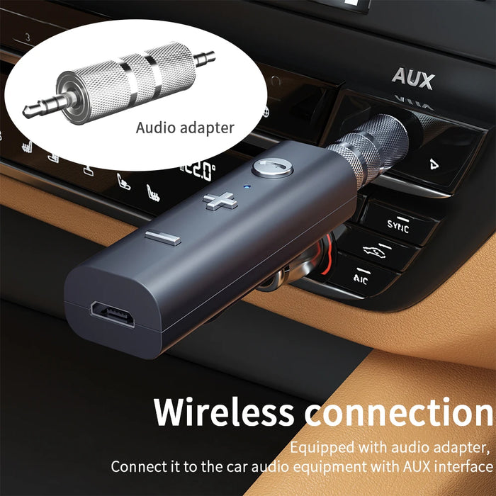 Bluetooth 5.0 Receiver For 3.5Mm Jack Earphone Wireless Adapter Bluetooth Aux Audio Music Transmitter For Headphone Car