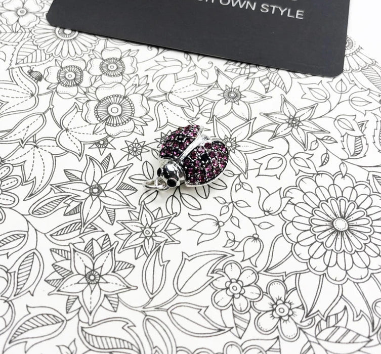 925 Sterling Silver Stylish Ladybug Pendant Perfect Gift For Women
