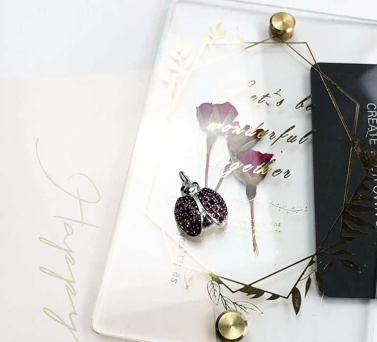 925 Sterling Silver Stylish Ladybug Pendant Perfect Gift For Women