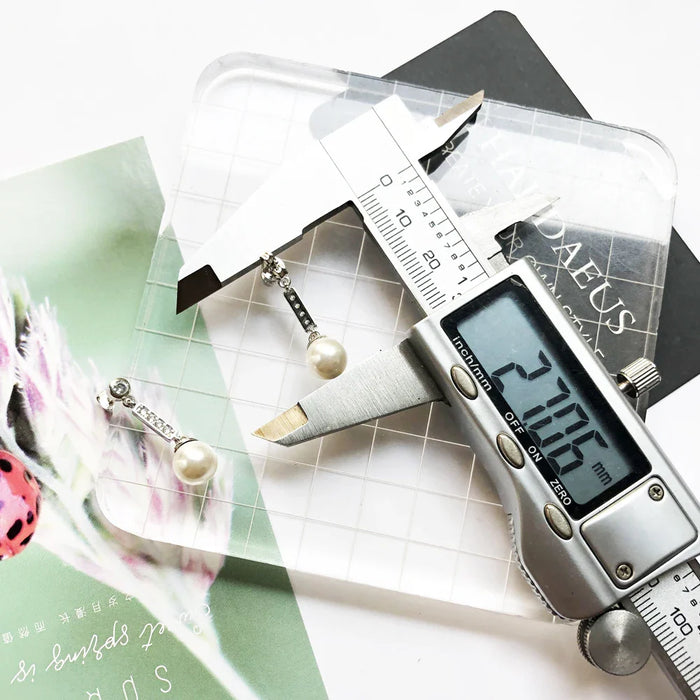 925 Sterling Silver Shimmering Cultured Pearl Earrings Women