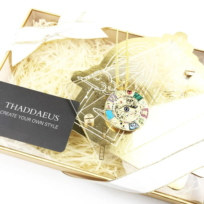 925 Sterling Silver Wheel Of Fortune Necklace Magical Lucky Symbols Amulet For Women And Men Fine Jewelry From Europe