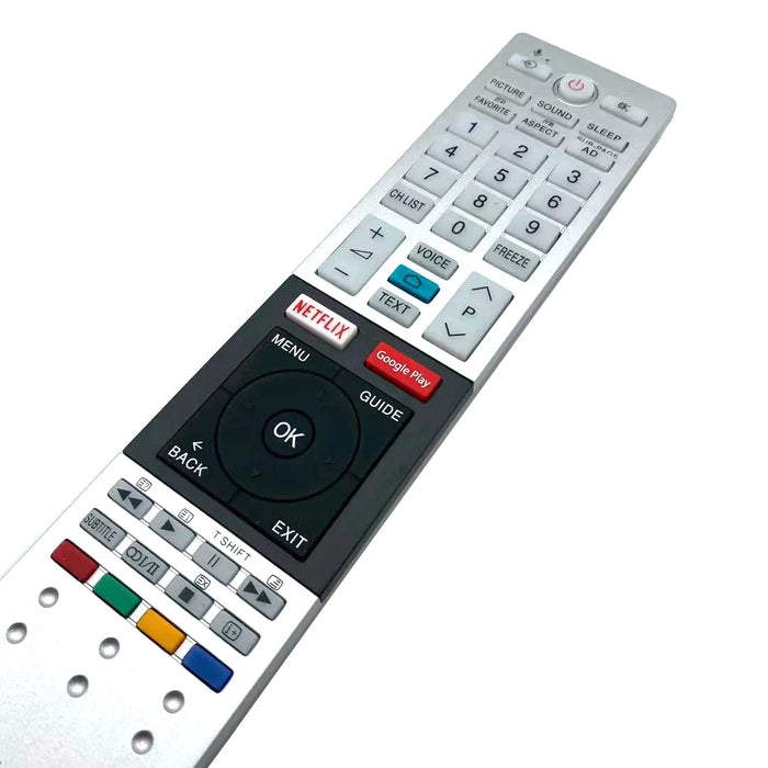 For Toshiba Tv With Netflix Google Play Key 32L4750A 43U7750 50U7880 58U7880 Without Voice Replacement Remote Control Ct-8536