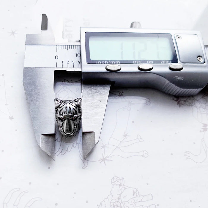 925 Sterling Silver Expressive Tiger Bead Charm For Jewelry Making Summer 2022 Accessories Fits European Bracelets Strength Symbol For Women And Men