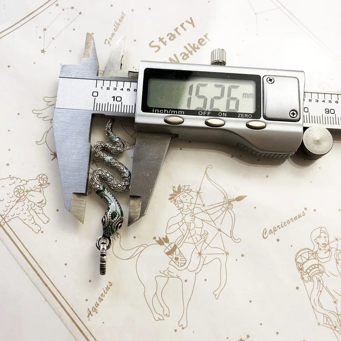 925 Sterling Silver Bohemian Snake Pendant Myth Of The Jungle Gift For Women