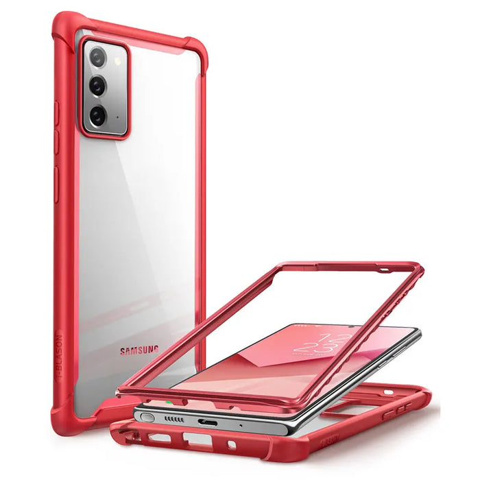 For Samsung Galaxy Note 20 6.7 Inch 2020 Ares Full-Body Rugged Clear Bumper Case Without Built-In Screen Protector