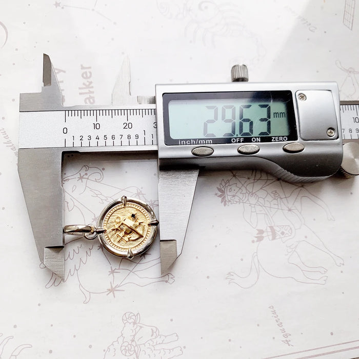 925 Sterling Silver Faith Love Hope Pendant Two Tone Design Summer 2022 Fine Jewelry Gift For Women & Men