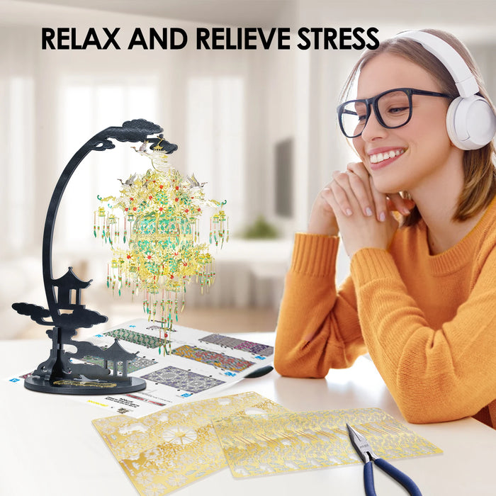 Silver Grape Sachet 3D Puzzle Kit For Adults