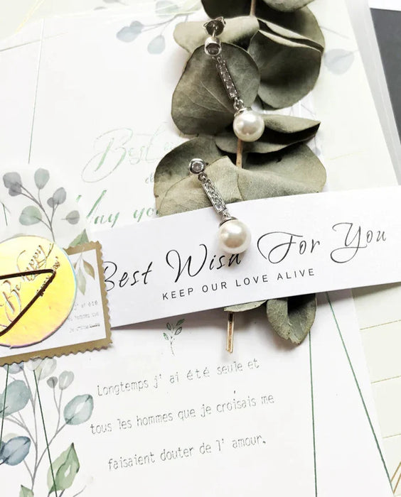 925 Sterling Silver Shimmering Cultured Pearl Earrings Women