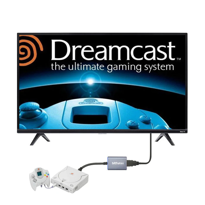 For Dreamcast Ntsc And Pal Video And Audio Vga To Digital Hdmi-Compatible Adapter