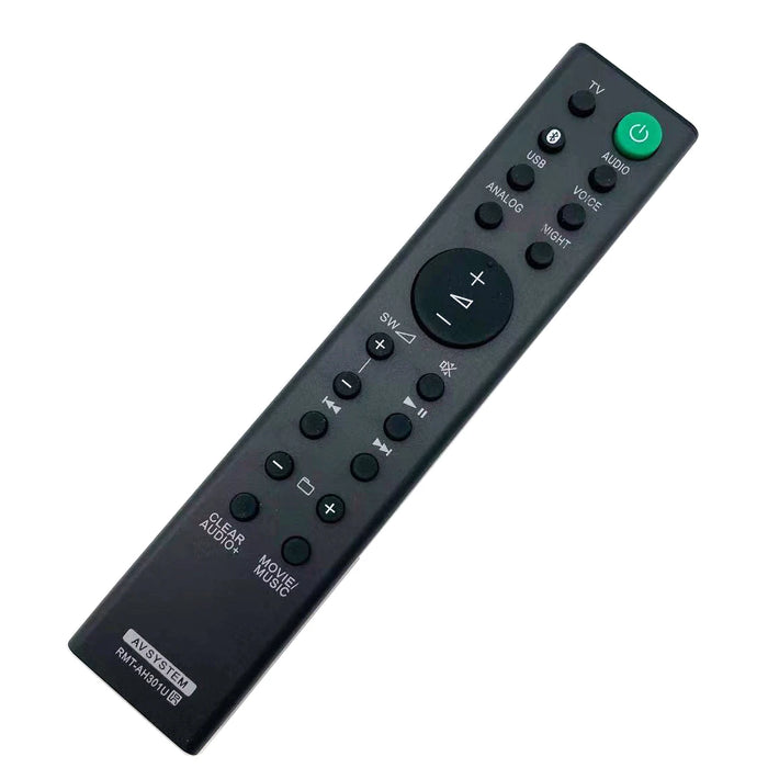 For Sony Ht-Mt300 Ht-Mt301 Sa-Wmt300 Sa-Wmt301 Soundbar System Remote Control Rmt-Ah301U