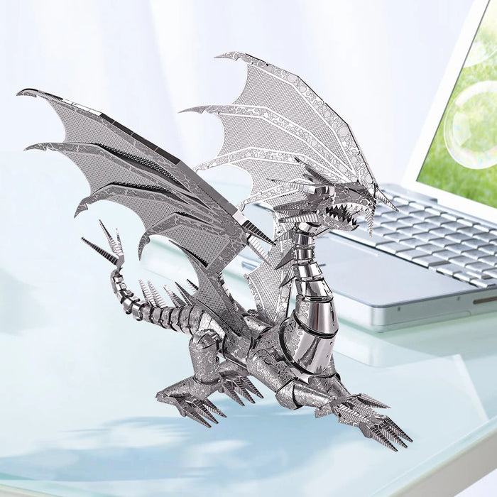 Dragon Flame 3D Metal Puzzle Kit Perfect Gift For Adults