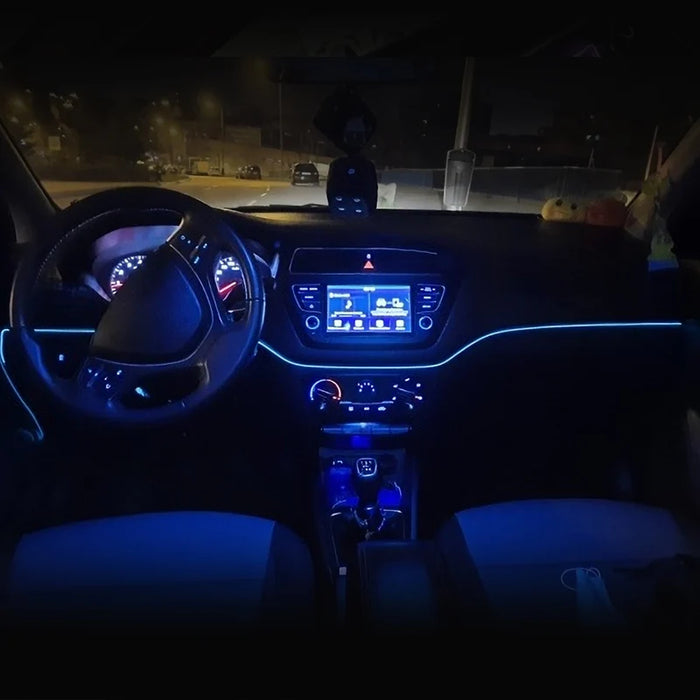 Usb 5V El Neon Cold Light Strip For Car Interior Decoration