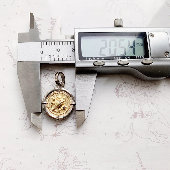 925 Sterling Silver Faith Love Hope Pendant Two Tone Design Summer 2022 Fine Jewelry Gift For Women & Men