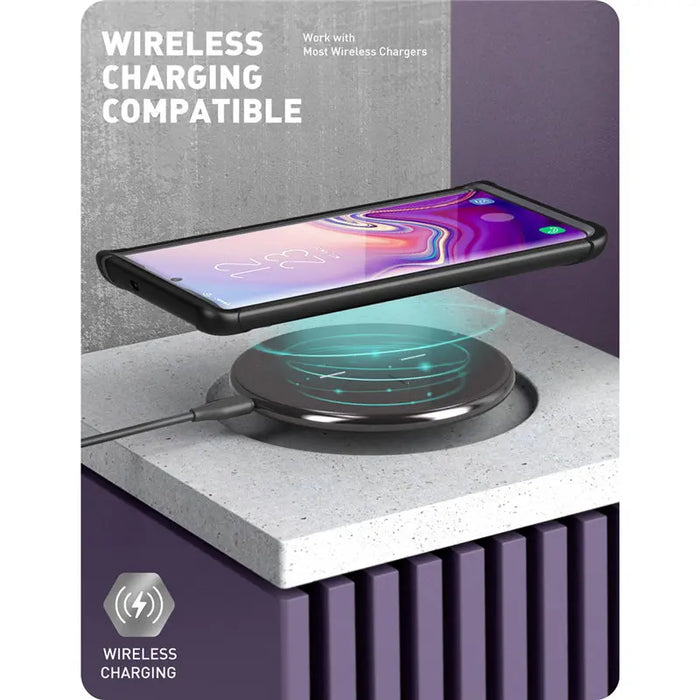 For Samsung Galaxy S20 / S20 5G 2020 Release Ares Full-Body Rugged Clear Bumper Case With Built-In Screen Protector