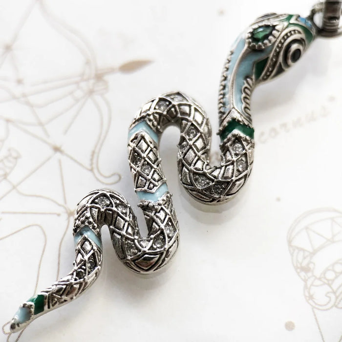 925 Sterling Silver Bohemian Snake Pendant Myth Of The Jungle Gift For Women