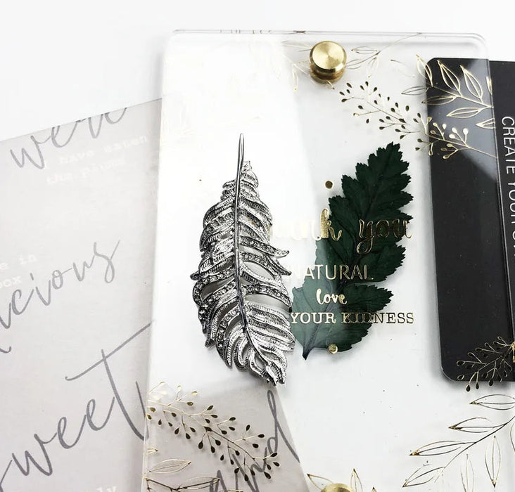 925 Sterling Silver Feather Pendant Fashion Jewelry For Women & Men