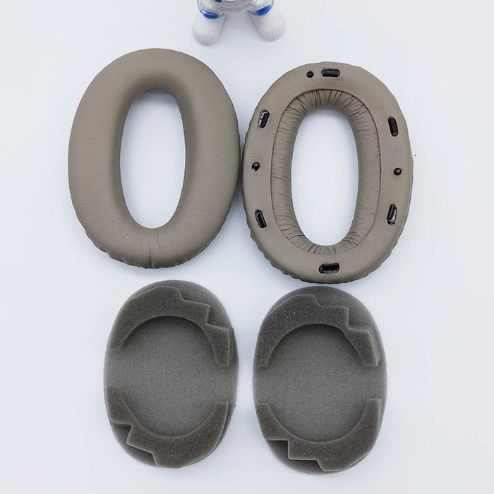 Pair of Replacement Ear Pads For Sony Wh 1000Xm2 / 3 / 4 Headphones Foam Cushions With Buckle