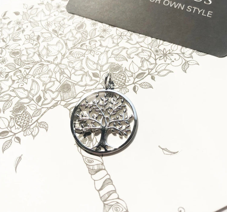 925 Sterling Silver Summer Tree Pendant Nature Jewelry For Women