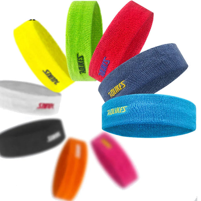High Quality Cotton Sweat Headband Men & Women Yoga Sports Safety