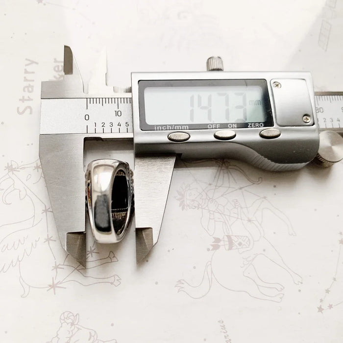 925 Sterling Silver Ethno Skulls Cocktail Ring Europe Style Unisex