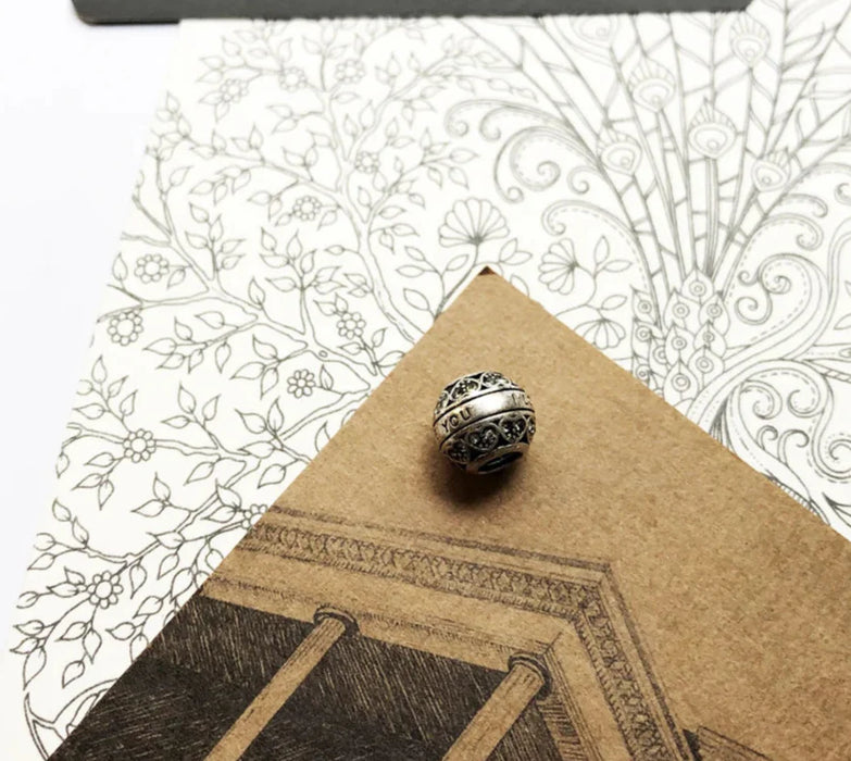 925 Sterling Silver I Love You Beads European Jewelry Accessory For Women & Men