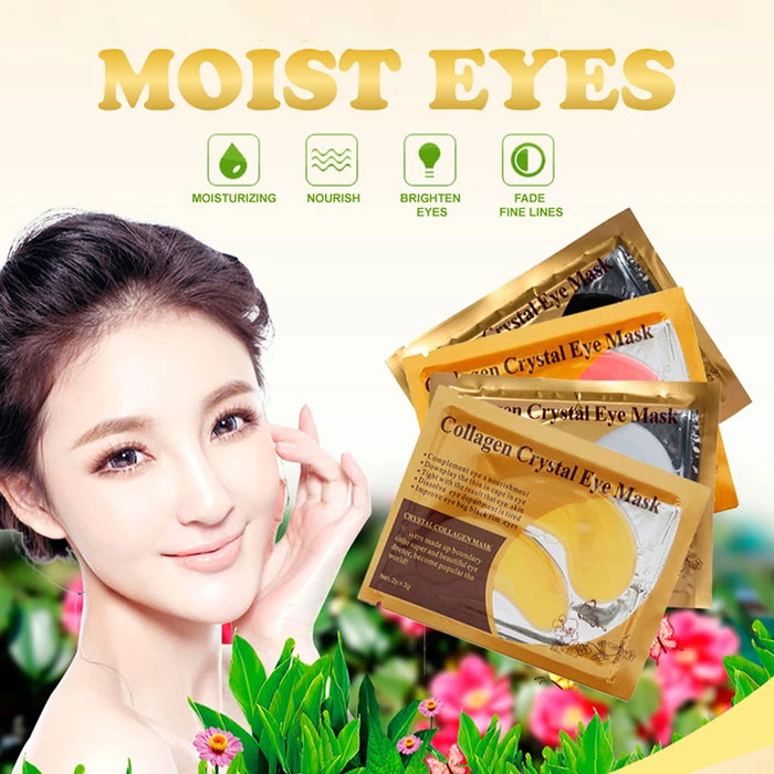 50 Pairs Gold Collagen Eye Mask For Dark Circles & Bags