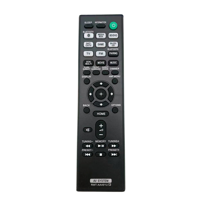 For Sony Av Receiver Str-Dh190 Strdh190 Str-Dh590 Strdh590 Str-Dh790 Strdh790 Ht-X9000F Sawx9000F Rmt-Aa401U Remote Control