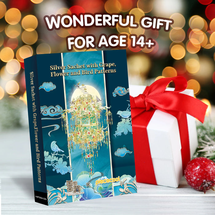 Silver Grape Sachet 3D Puzzle Kit For Adults