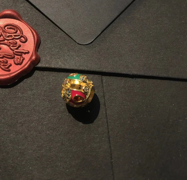 925 Sterling Silver Colourful Lucky Bug Charm Bead Jewelry